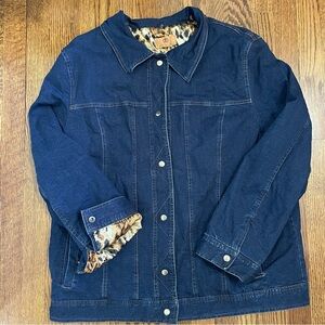 Dana Buchman db Denim Jacket Size XL